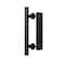 Quiet Glide Black Ladder Handle and Recessed Door Pull Hardware Set NT.1499.02.08 - alternate 1